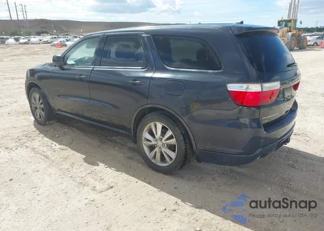2012 Dodge Durango R/T z USA, uszkodzony, nr VIN 1C4SDJCTXCC202727